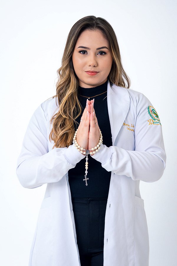 Momento da colação de grau, Maria Eduarda Enfermagem, Goiânia