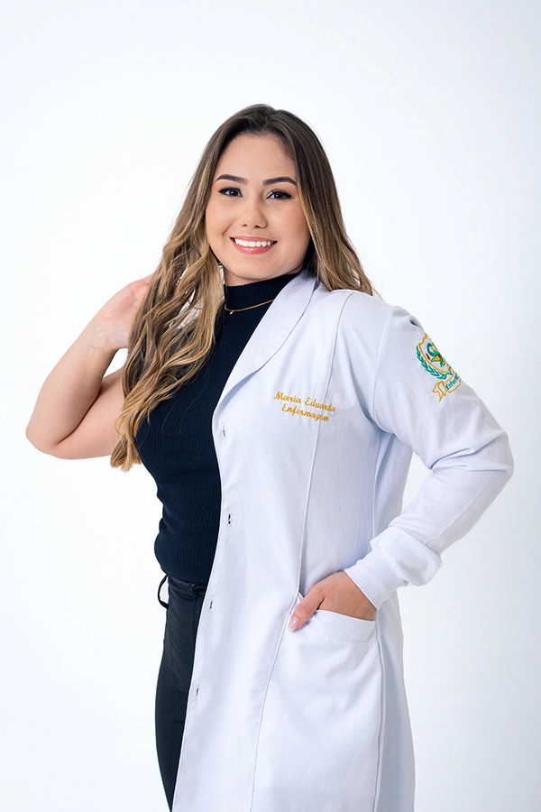 Momento da colação de grau, Maria Eduarda, Enfermagem, Unifan, Goiânia