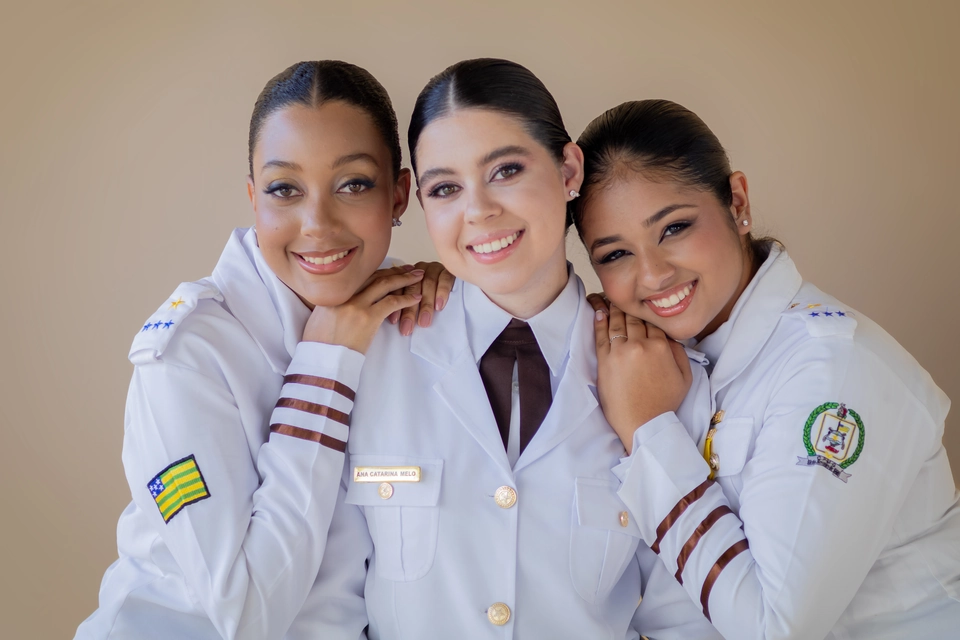 Momento da colação de grau, Colégio Militar, Goiânia