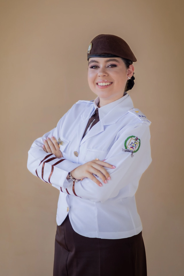 Formando durante a cerimônia, Colégio Militar, Goiânia