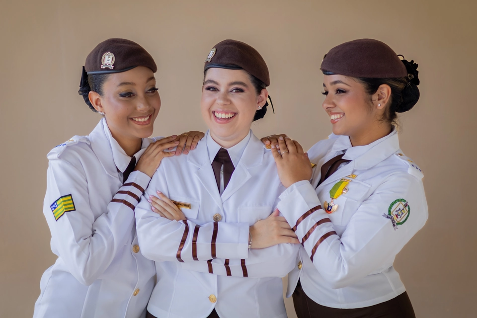 Formando durante a cerimônia, Colégio Militar, Goiânia