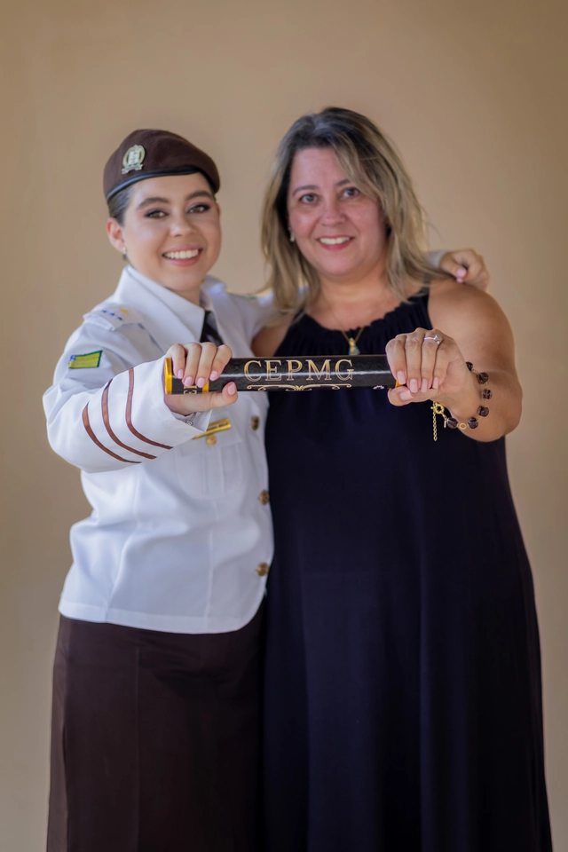 Formando durante a cerimônia, Colégio Militar, Goiânia